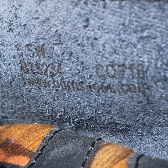 Born Julianne Ballet Flats Womens Size 6.5 W Wide Blue Leather B78234 - Picture 8 of 9